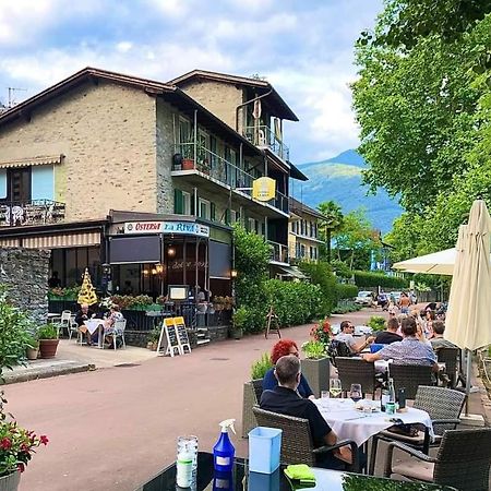 Osteria La Riva Hotel Minusio Kültér fotó