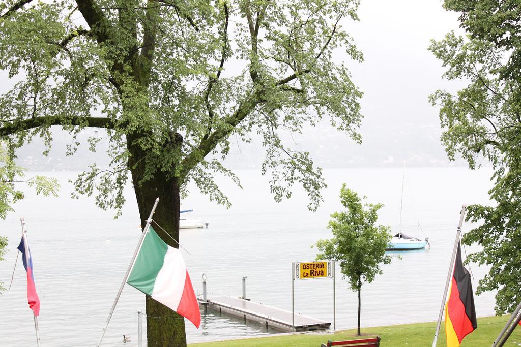 Osteria La Riva Hotel Minusio Kültér fotó